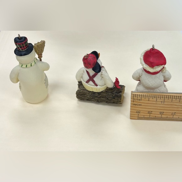 Set of 3 Hallmark Keepsake Snowman Christmas Ornaments. - Picture 5 of 11